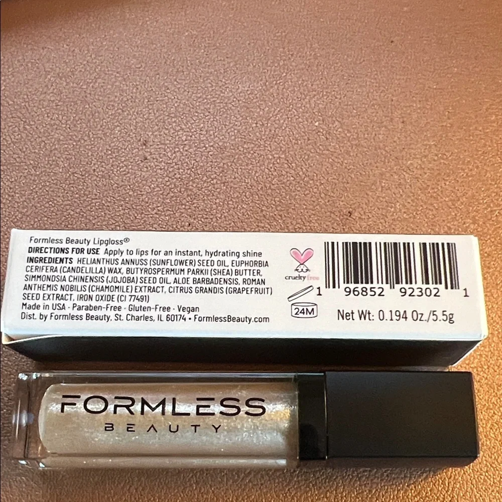 Formless Beauty by Jenny McCarthy Nude Collection Lip Gloss in Bliss::NIB::
